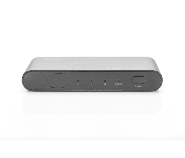 DIGITUS Rozdzielacz/Splitter HDMI 3-portowy, 4K 60Hz UHD 3D HDR, HDCP 2.2, audio DS-45316 - 1384673 - zdjęcie